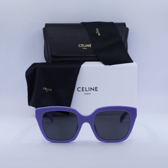 Final Price! Celine CL40198F 78A Lilac/Smoke Sunglasses - Picture 3 of 11